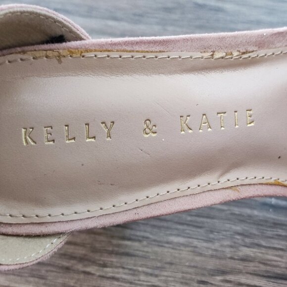 Kelly & Katie Butterfly  Chunky High Heels Size 6 Preppy Formal Dressy Pumps - Picture 8 of 14